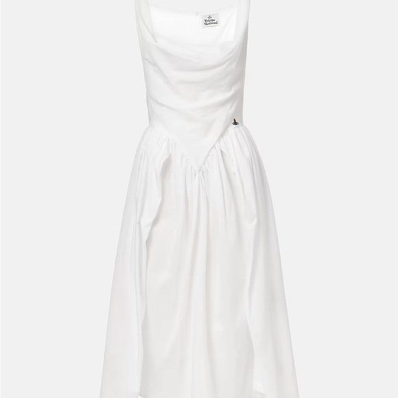 Vivienne Westwood Dresses & Skirts - Vivienne Westwood Elegant White Midi Dress